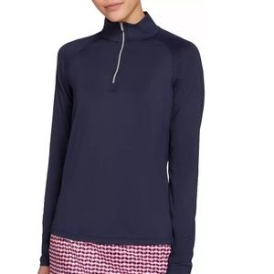 Lady Hagen XS navy long sleeve golf shirt UPF 50